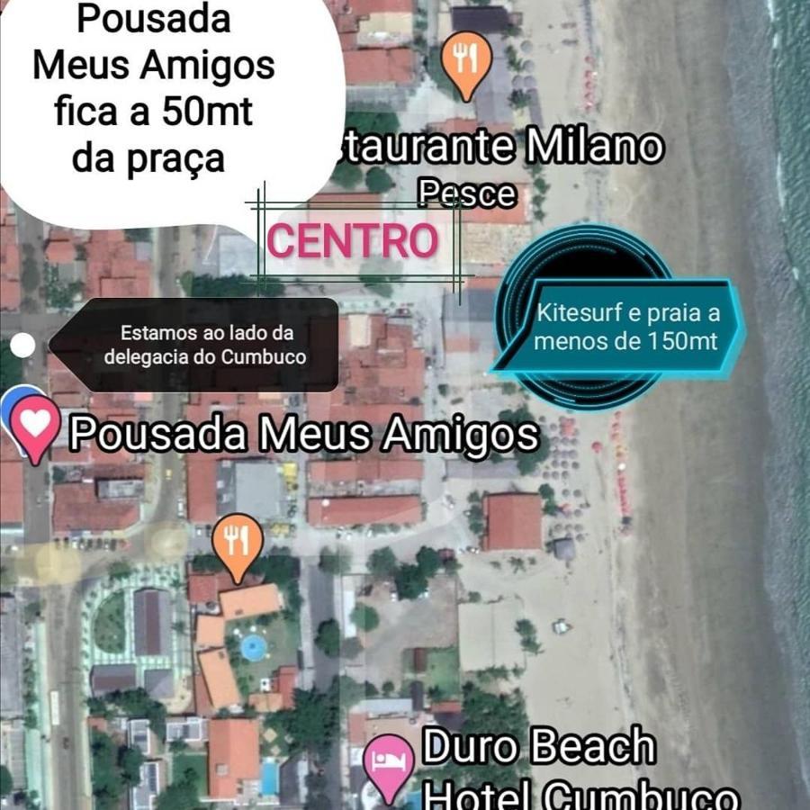 Casa Meus Amigos Kitesurf In The Center Of Cumbuco Hotell Exteriör bild